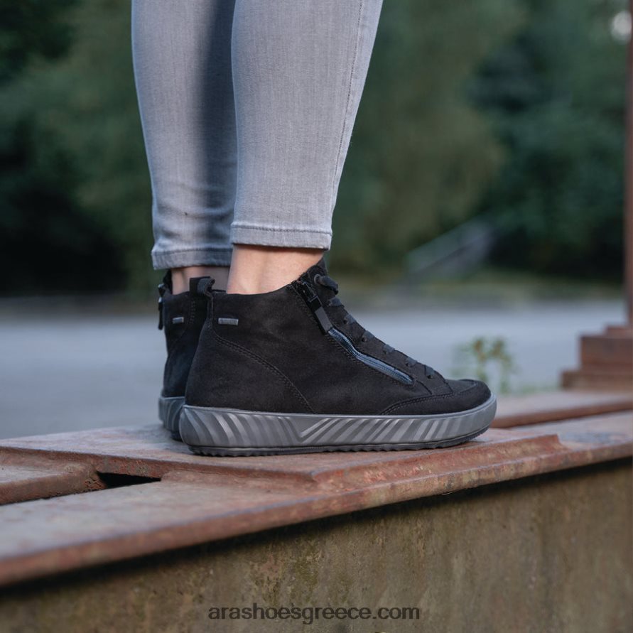 ara Shoes Adrienne γυναικείο sneaker gore-tex με κορδόνι με φερμουάρ 66VNFL148