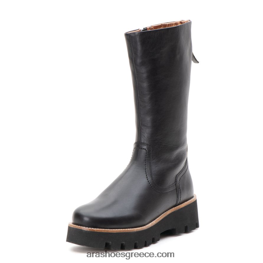 ara Shoes Karlstad γυναικεία μπότα με χοντρή σόλα με φερμουάρ 66VNFL510