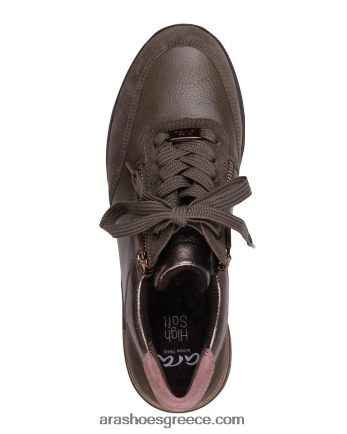 ara Shoes Nevada γυναικείο αθλητικό sneaker με κορδόνια με φερμουάρ 66VNFL216