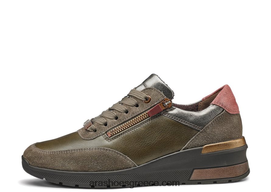 ara Shoes Nevada γυναικείο αθλητικό sneaker με κορδόνια με φερμουάρ 66VNFL217