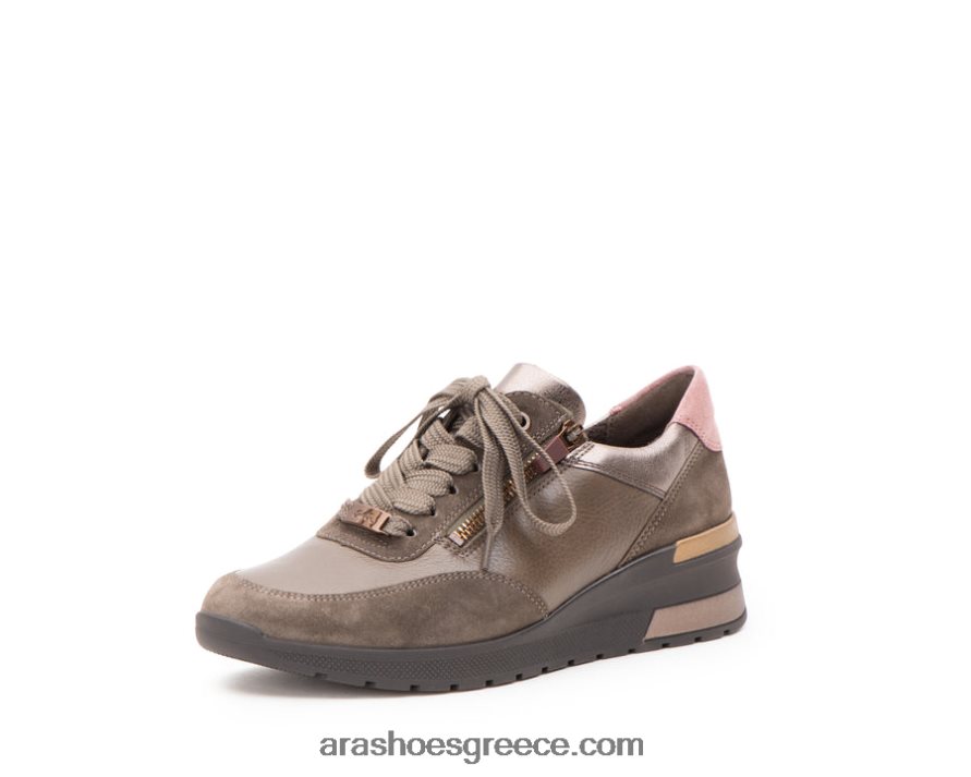 ara Shoes Nevada γυναικείο αθλητικό sneaker με κορδόνια με φερμουάρ 66VNFL217