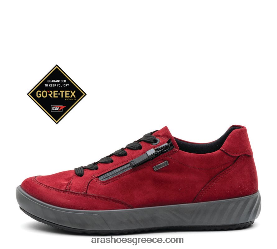 ara Shoes allesandra γυναικείο sneaker gore-tex με κορδόνια με φερμουάρ 66VNFL144