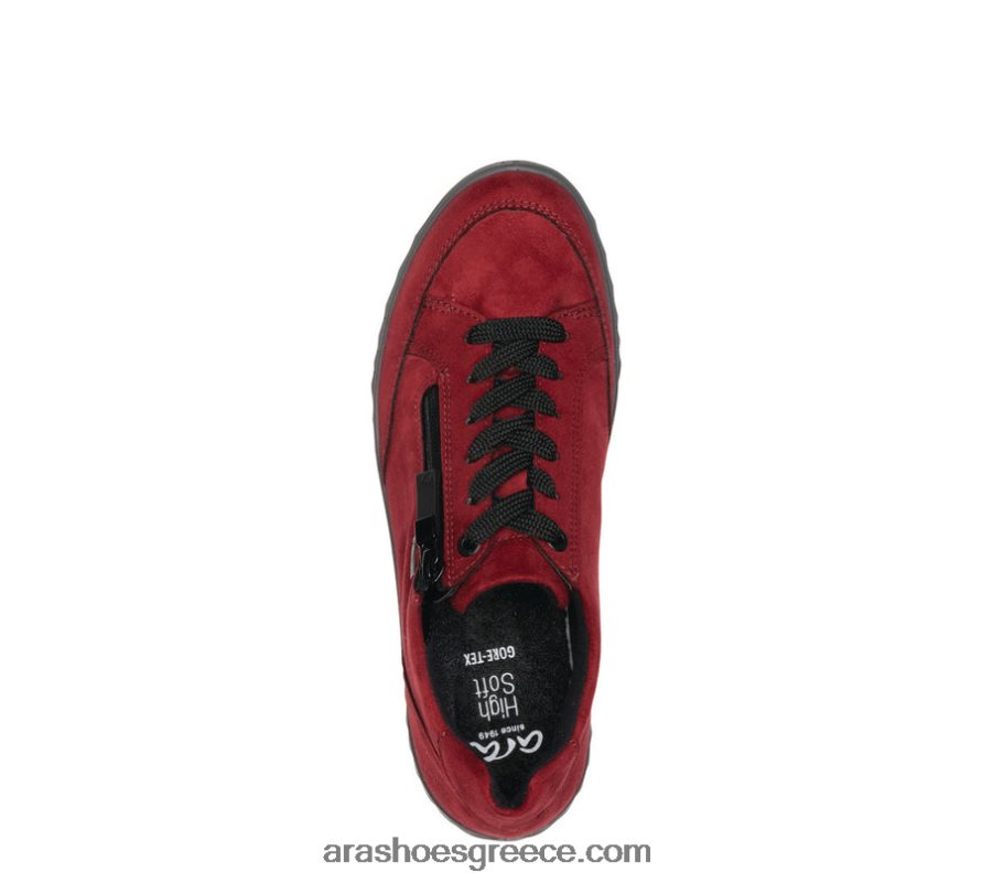 ara Shoes allesandra γυναικείο sneaker gore-tex με κορδόνια με φερμουάρ 66VNFL144