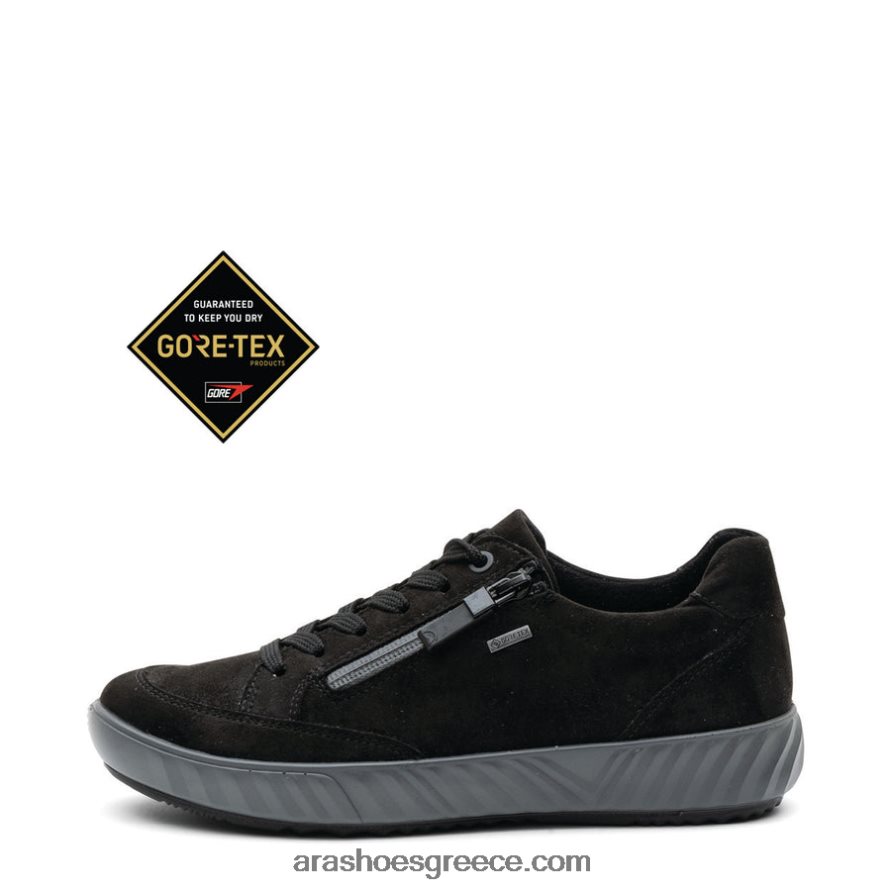 ara Shoes allesandra γυναικείο sneaker gore-tex με κορδόνια με φερμουάρ 66VNFL145