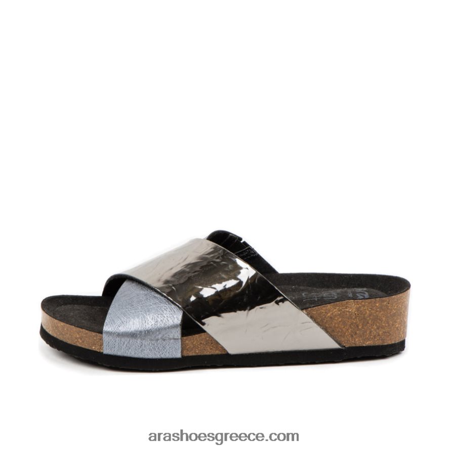 ara Shoes bobby γυναικείο πέδιλο από φελλό wedge slide 66VNFL272