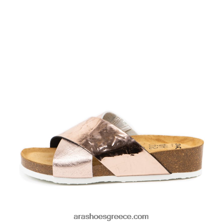 ara Shoes bobby γυναικείο πέδιλο από φελλό wedge slide 66VNFL275