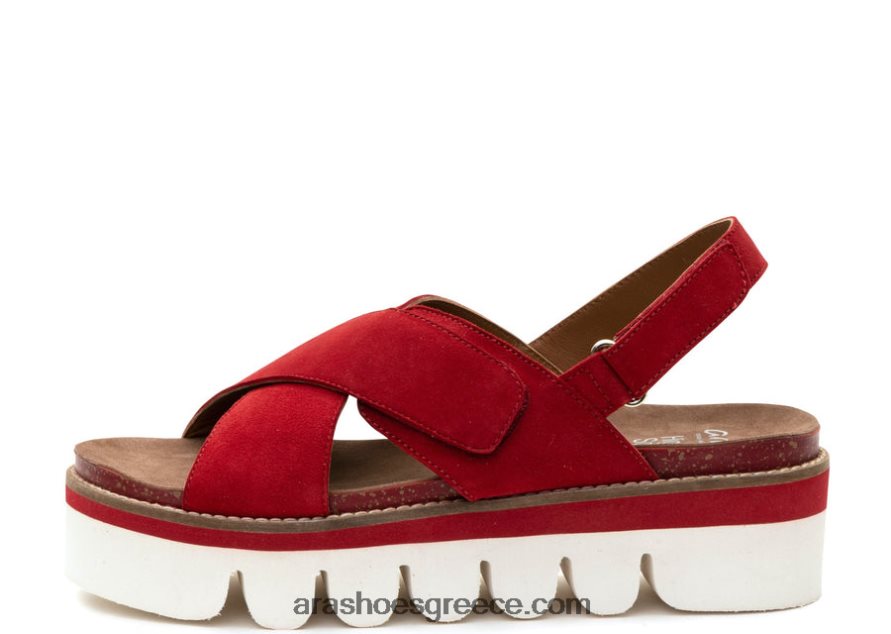 ara Shoes flagstaff ελαφρύ γυναικείο πέδιλο διπλής ρυθμιζόμενης πλατφόρμας 66VNFL237