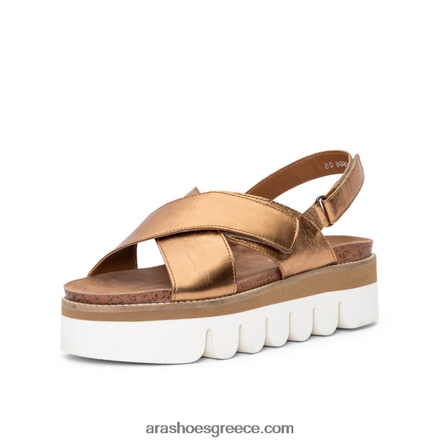 ara Shoes flagstaff ελαφρύ γυναικείο πέδιλο διπλής ρυθμιζόμενης πλατφόρμας 66VNFL237