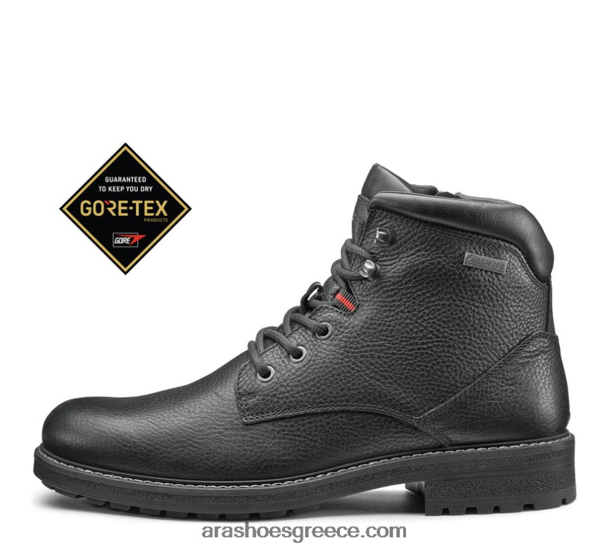 ara Shoes franz ανδρικό μποτάκι gore-tex με κορδόνια με φερμουάρ 66VNFL334