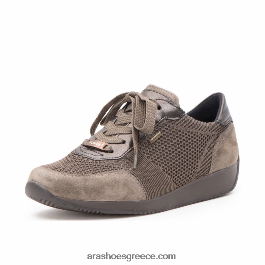 ara Shoes lila γυναικείο sneaker gore-tex με κορδόνια 66VNFL198