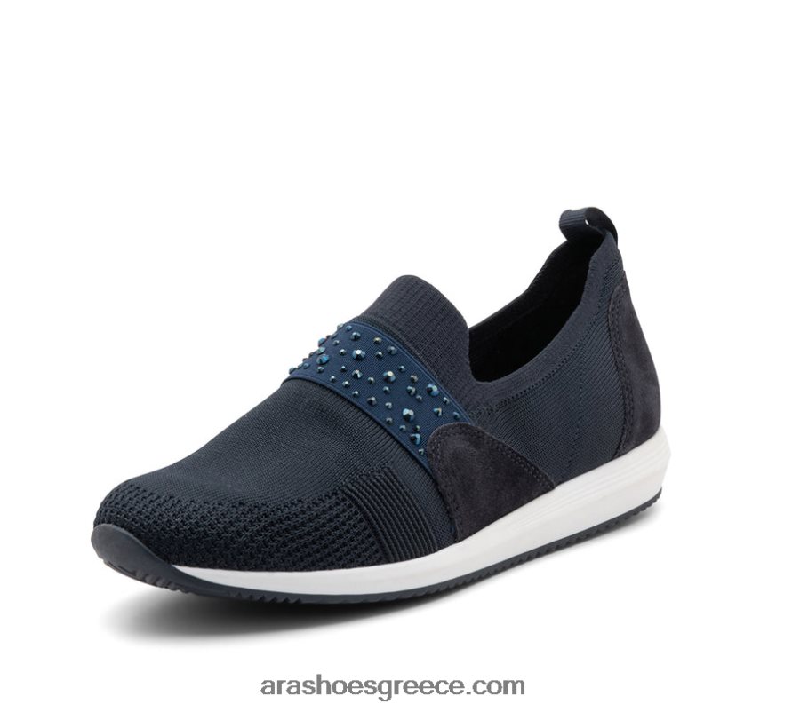 ara Shoes lynn γυναικείο fusion4 slip-on sneaker από στρας 66VNFL118