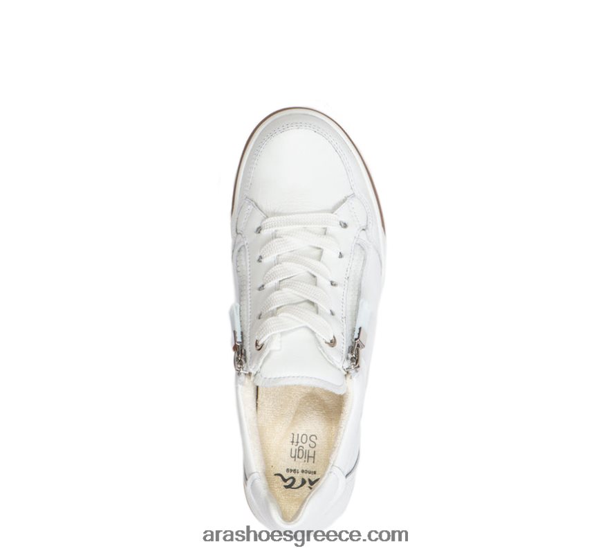 ara Shoes rei-low ii γυναικείο sneaker με δαντέλα με διπλό φερμουάρ 66VNFL108