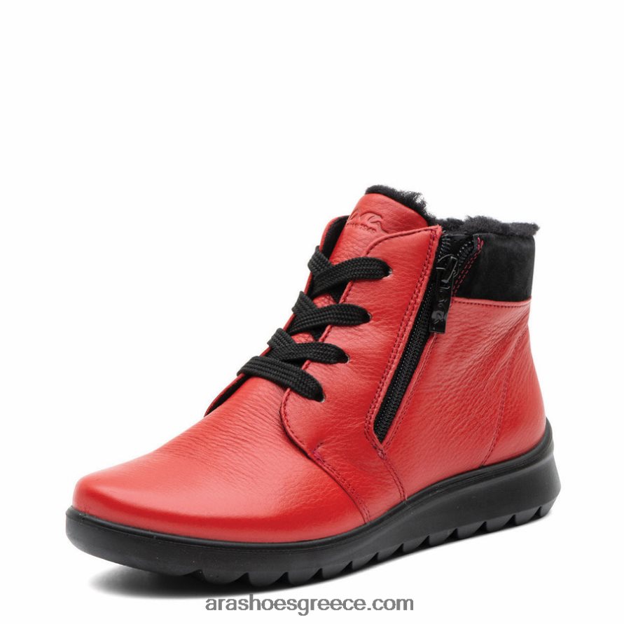 ara Shoes tonya γυναικείο μποτάκι με δαντέλα και φερμουάρ με ζεστή επένδυση 66VNFL107