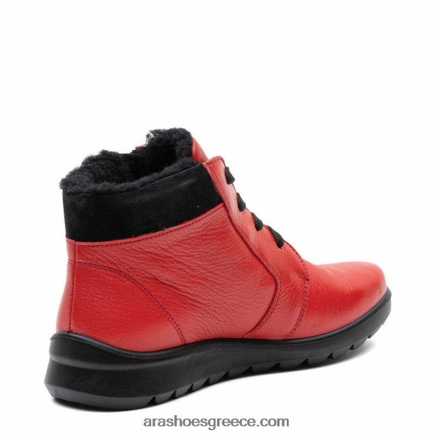 ara Shoes tonya γυναικείο μποτάκι με δαντέλα και φερμουάρ με ζεστή επένδυση 66VNFL107