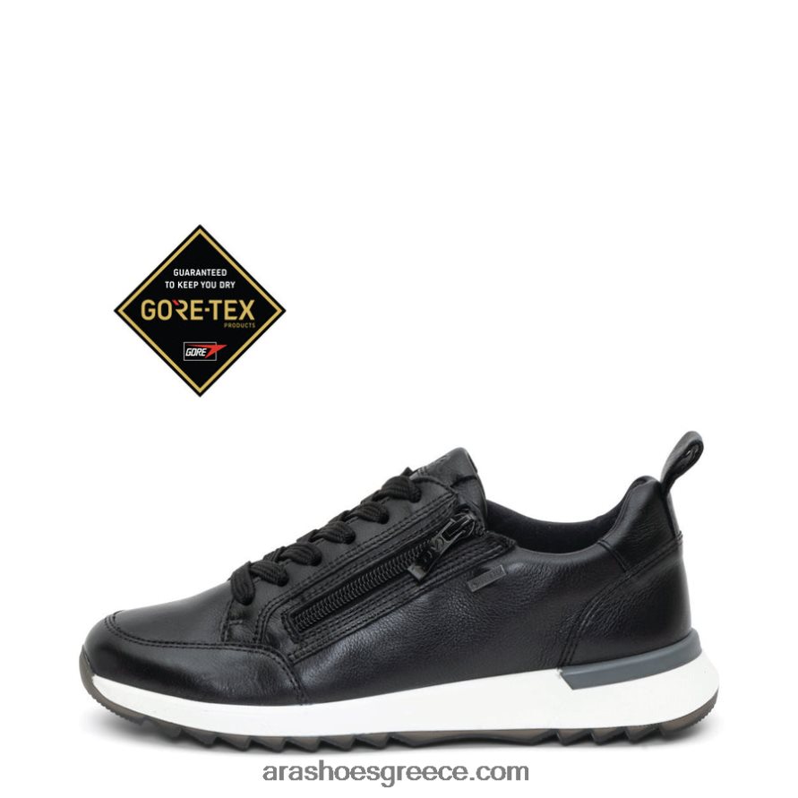 ara Shoes γυναικείο sneaker gore-tex victoria με κορδόνια και φερμουάρ 66VNFL135