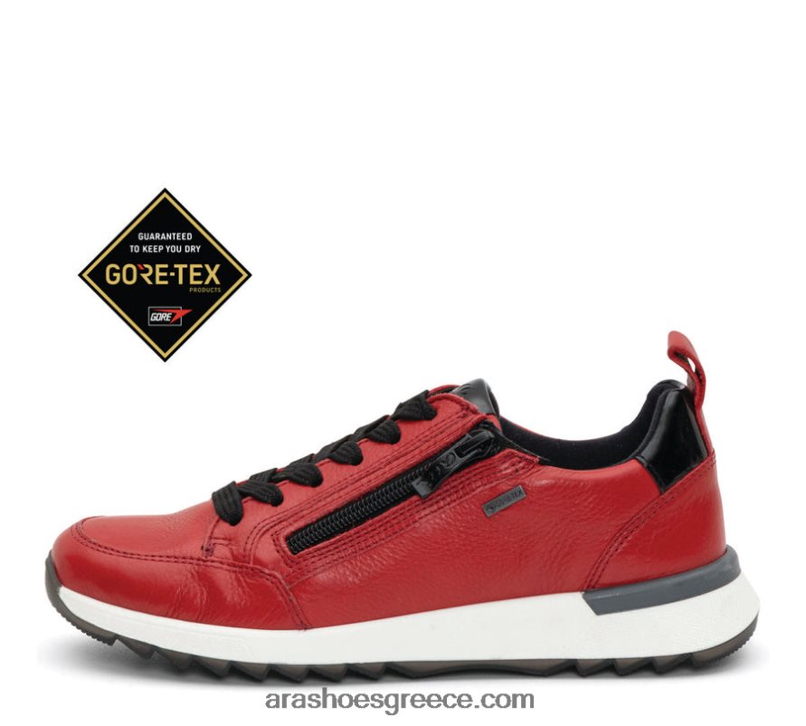 ara Shoes γυναικείο sneaker gore-tex victoria με κορδόνια και φερμουάρ 66VNFL135