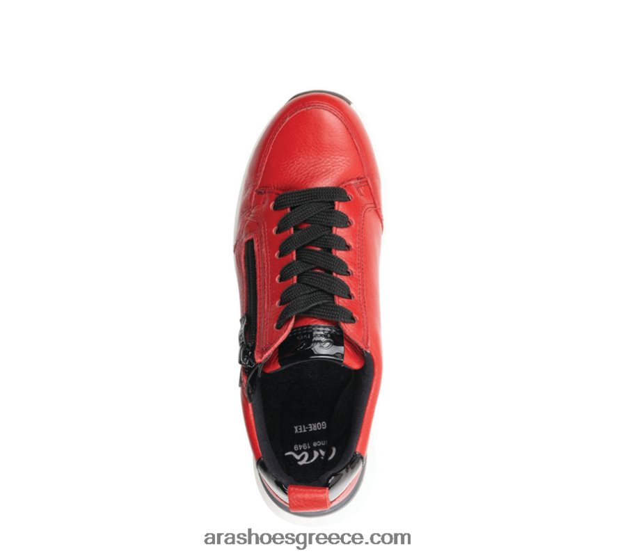 ara Shoes γυναικείο sneaker gore-tex victoria με κορδόνια και φερμουάρ 66VNFL138