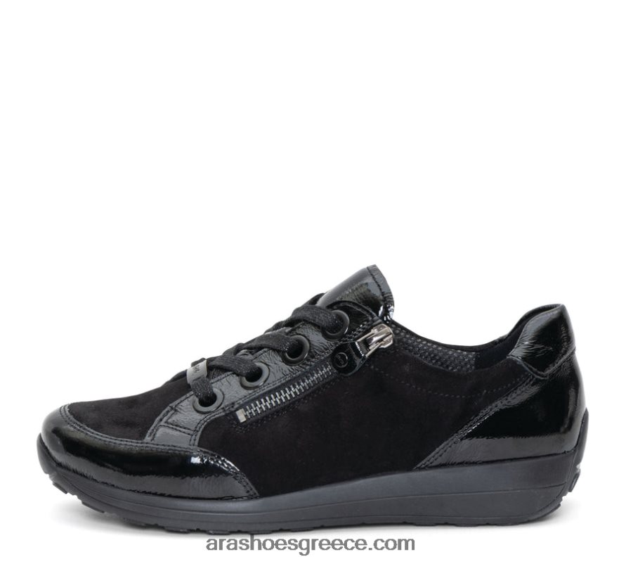 ara Shoes γυναικείο sneaker δαντέλα με φερμουάρ στο πλάι ollie 66VNFL163