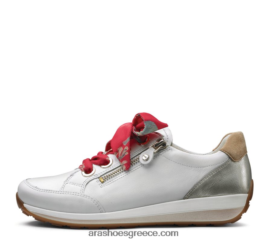 ara Shoes γυναικείο sneaker δαντέλα με φερμουάρ στο πλάι ollie 66VNFL164