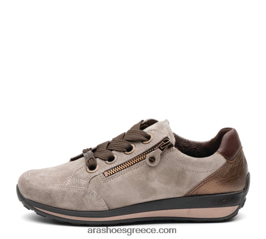 ara Shoes γυναικείο sneaker δαντέλα με φερμουάρ στο πλάι ollie 66VNFL165