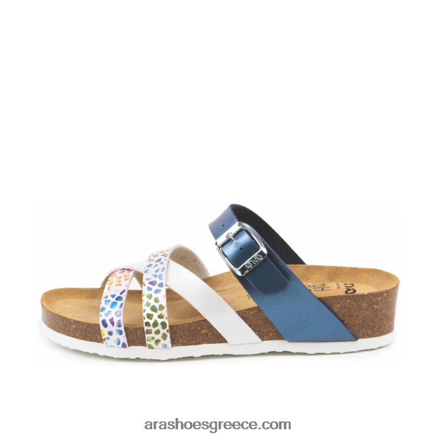 ara Shoes γυναικείο πέδιλο beth από φελλό wedge slide 66VNFL280
