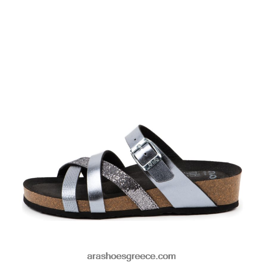 ara Shoes γυναικείο πέδιλο beth από φελλό wedge slide 66VNFL281