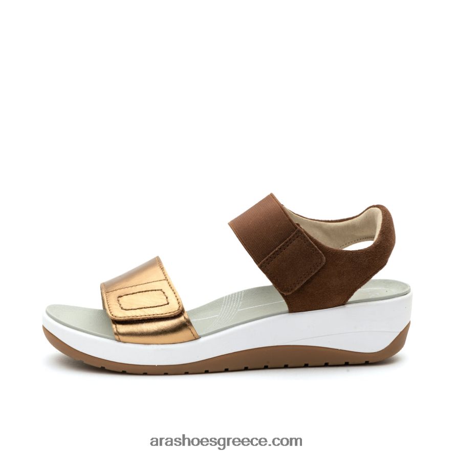 ara Shoes γυναικείο πέδιλο ρυθμιζόμενης πλατφόρμας newport 66VNFL235