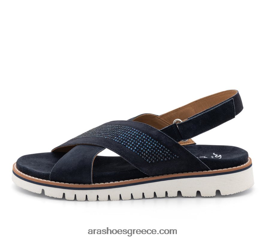 ara Shoes γυναικείο πέδιλο στρας kiki ρυθμιζόμενο 66VNFL318