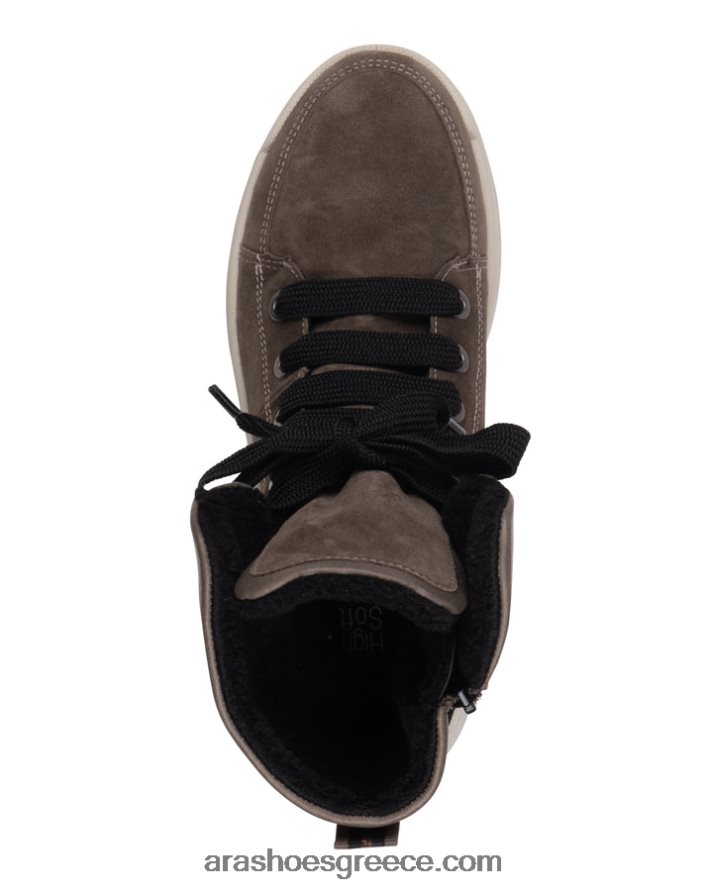 ara Shoes γυναικείο υδρόφοβο μποτάκι με κορδόνια albany με φερμουάρ 66VNFL370