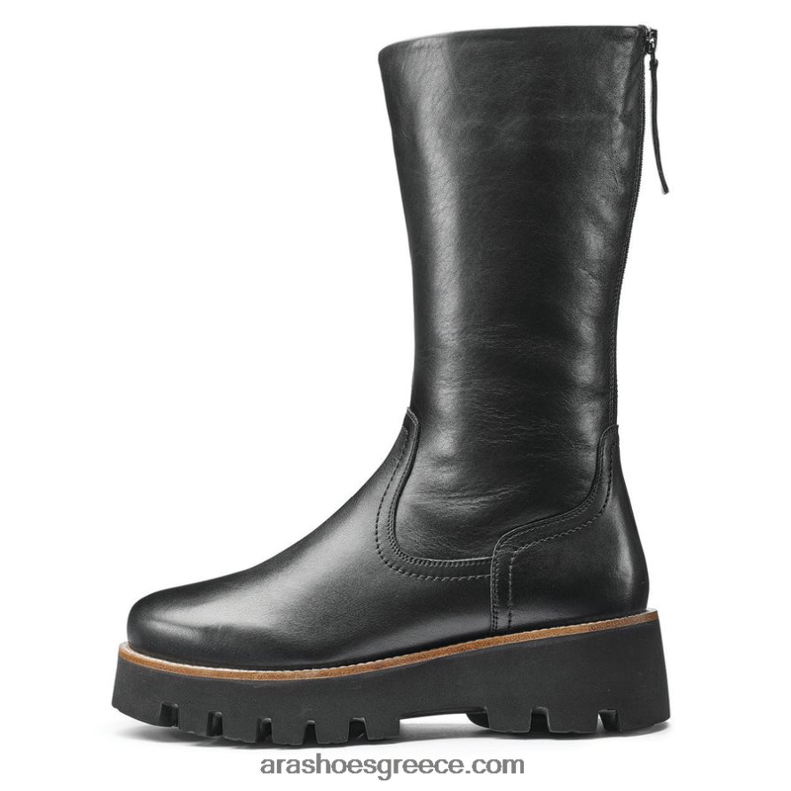 ara Shoes Karlstad γυναικεία μπότα με χοντρή σόλα με φερμουάρ 66VNFL510