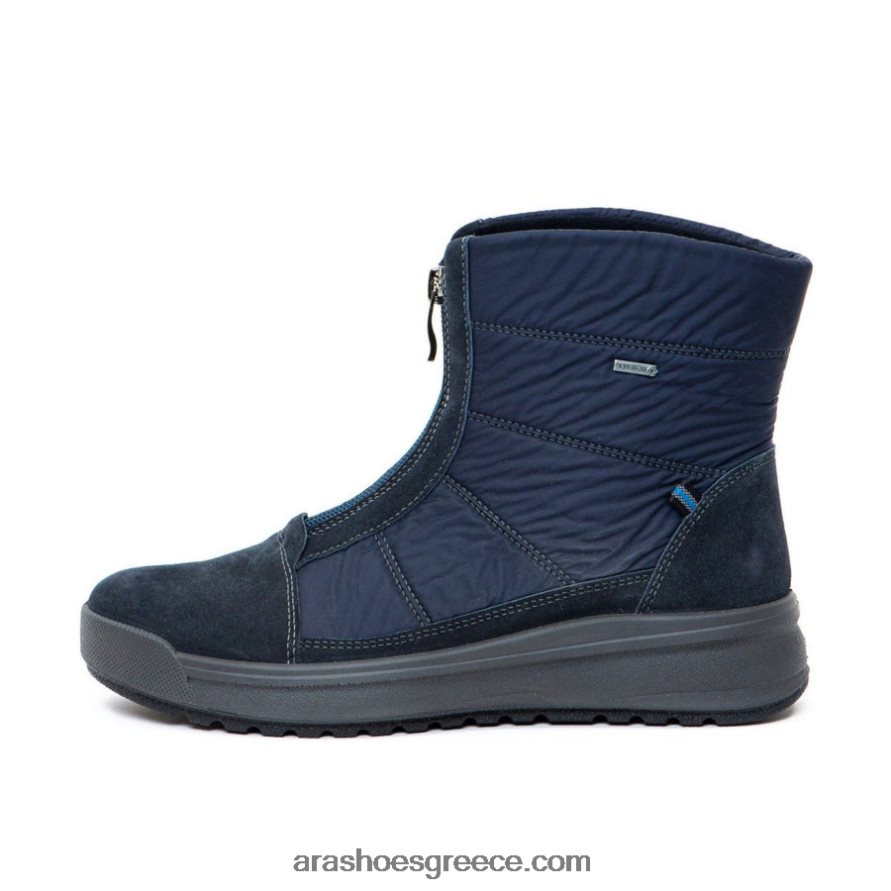 ara Shoes γυναικείο μποτάκι με φερμουάρ μπροστινό gore-tex addy 66VNFL495