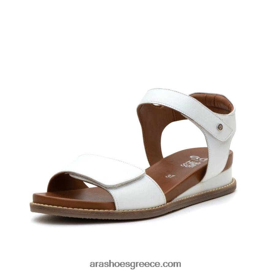 ara Shoes γυναικείο πέδιλο kaia με ρυθμιζόμενο λουράκι wedge 66VNFL258
