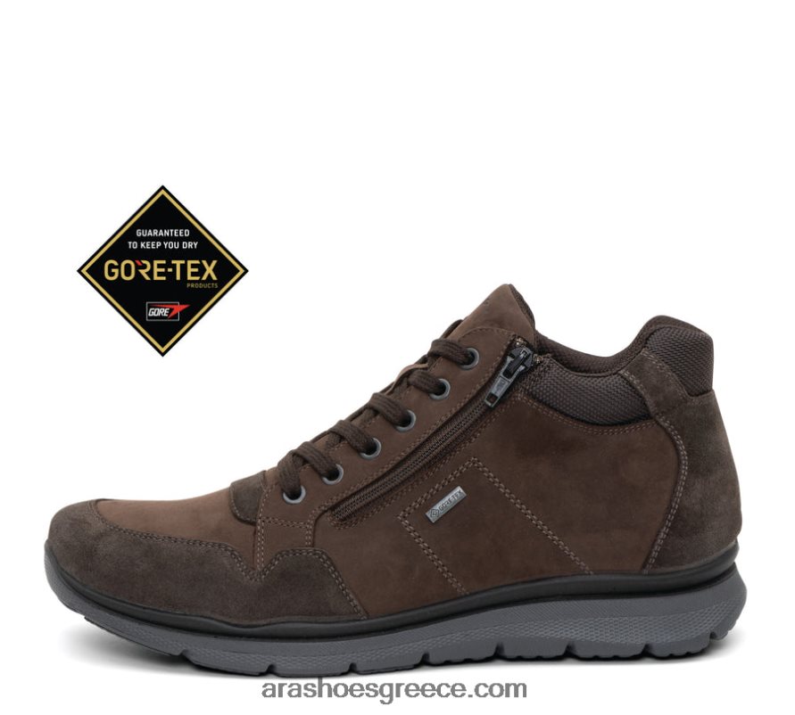 ara Shoes Braxton ανδρικό gore-tex μποτάκι με δαντέλα και φερμουάρ 66VNFL333