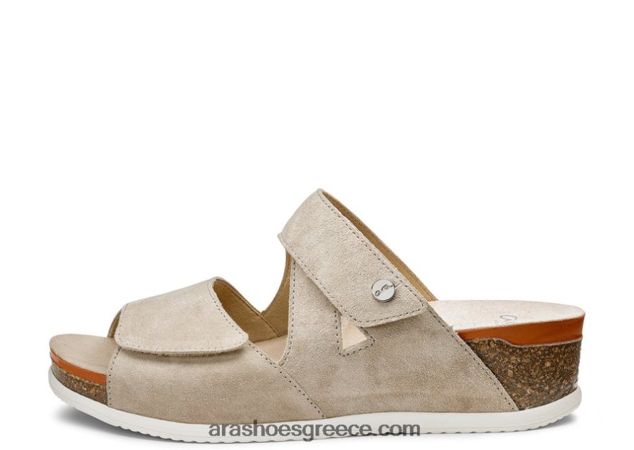 γυναίκες ara Shoes πέδιλο με ρυθμιζόμενο φελλό με σφήνα νάπα 66VNFL248