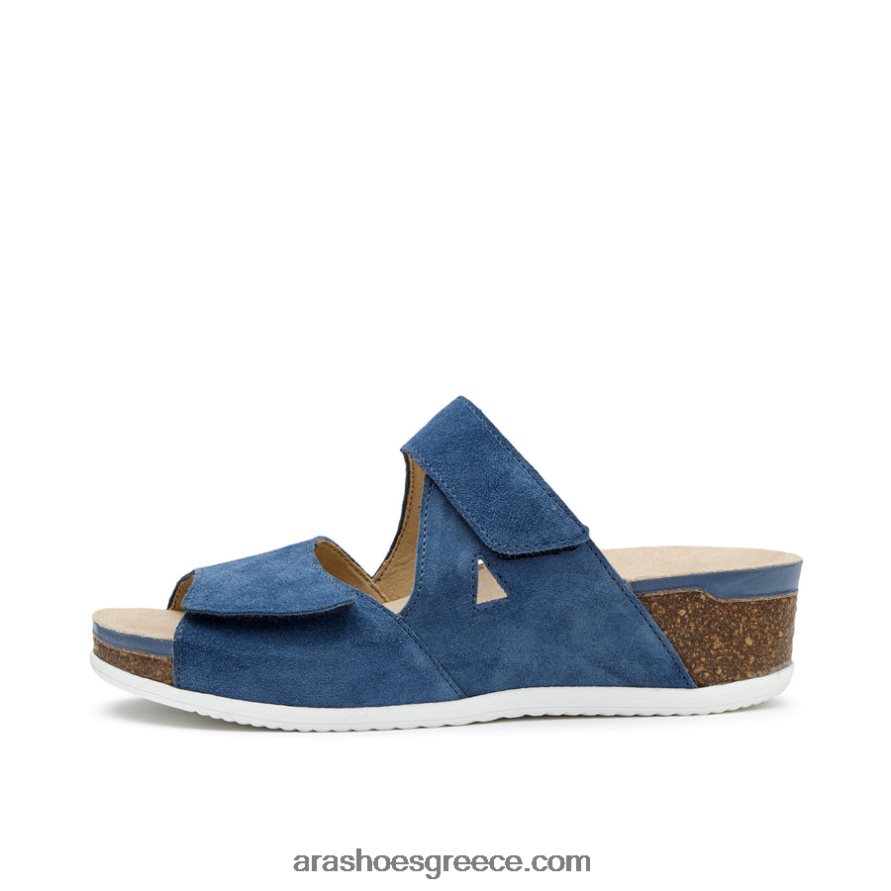 γυναίκες ara Shoes πέδιλο με ρυθμιζόμενο φελλό με σφήνα νάπα 66VNFL251