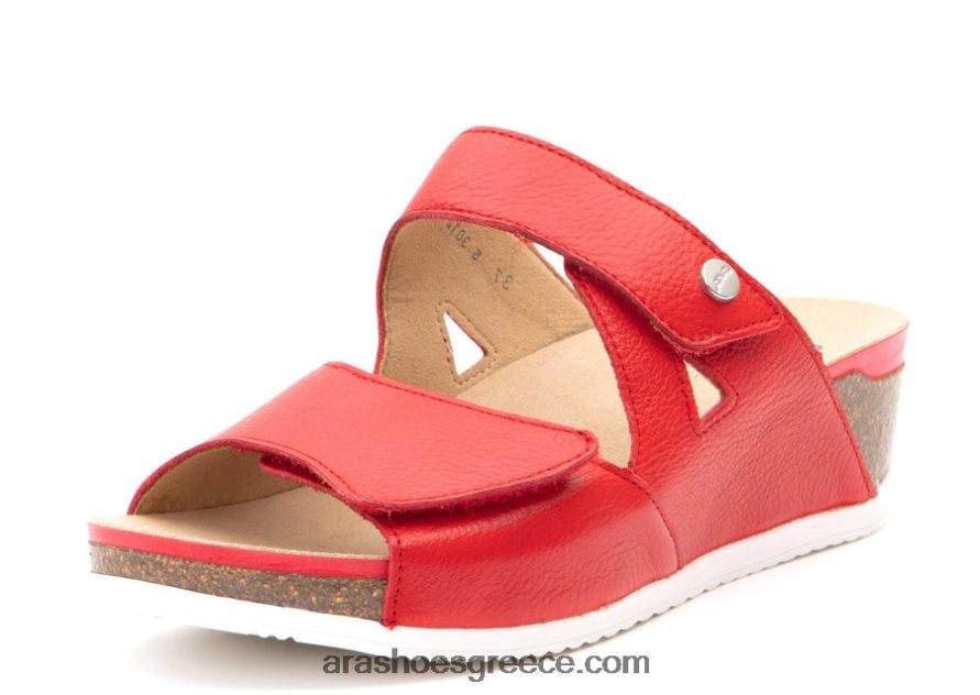 γυναίκες ara Shoes πέδιλο με ρυθμιζόμενο φελλό με σφήνα νάπα 66VNFL252